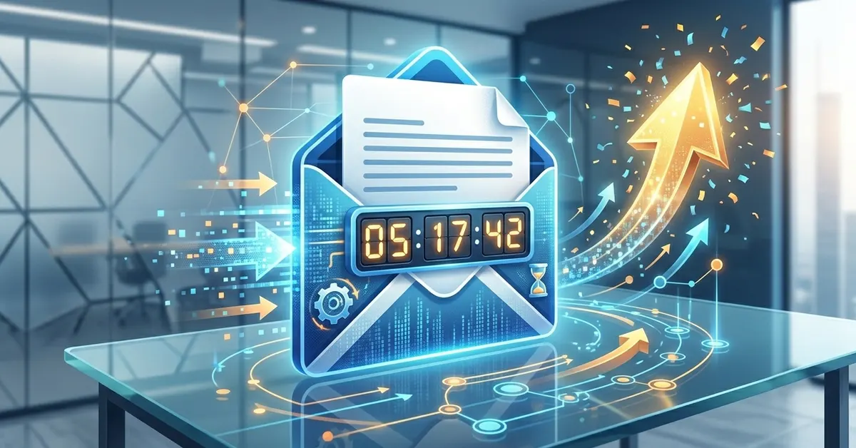 Email marketing - Odpočet času