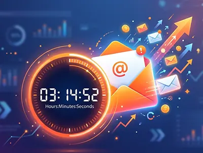 Email marketing - Odpočet času